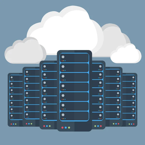 Desenho do data center —  Vetores de Stock