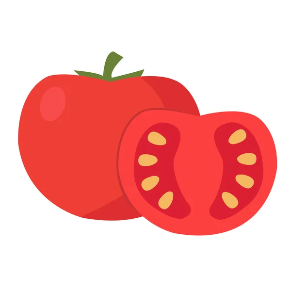 Fotorealistische Tomate — Stockvektor