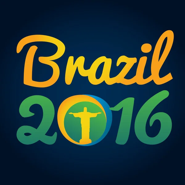 Brasil, Rio jogos de verão —  Vetores de Stock