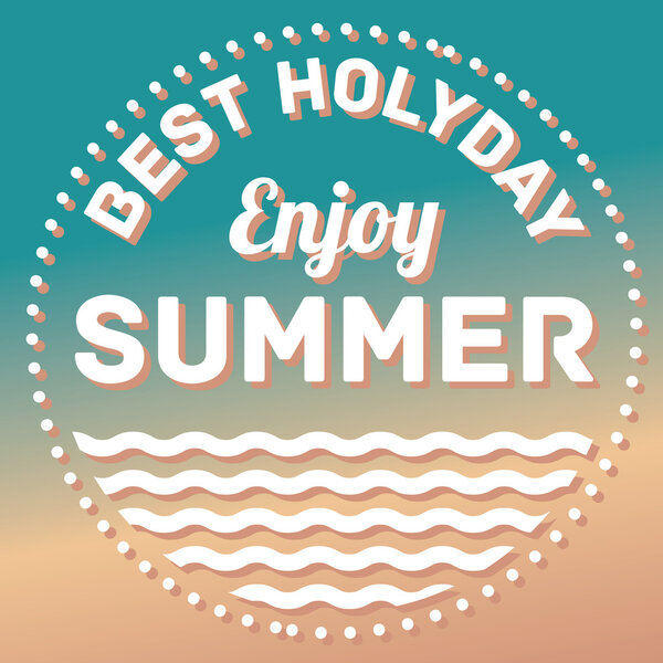 Summer calligraphic designs