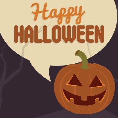 Cadılar Bayramı partisi poster. vektör çizim.