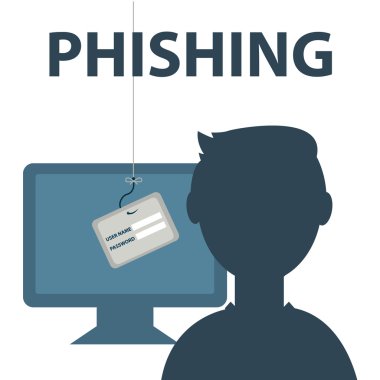 İnternet phishing bir kullanıcı adı ve şifre kavramı