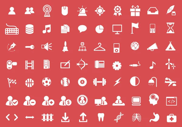 Conjunto de iconos para diseño web e interfaz de usuario — Archivo Imágenes Vectoriales