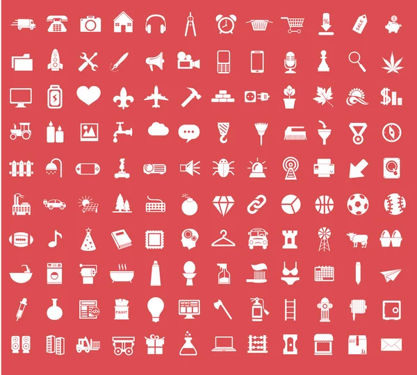 Set of icons for web and user interface design — Stock Vector