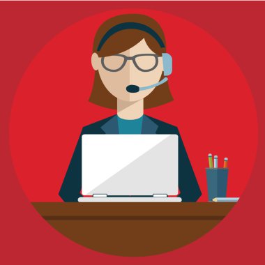 İş müşteri bakım hizmeti kavramı düz simgelerini temas bize destek yardım Danışma telefon görüşmesi ayarla