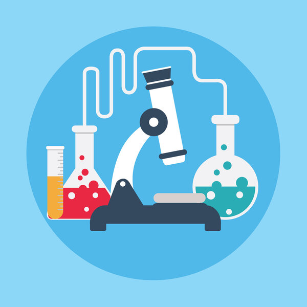 Инфографика медицинской лаборатории
