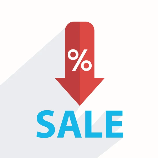 Arrow showing Sale — Stock Vector