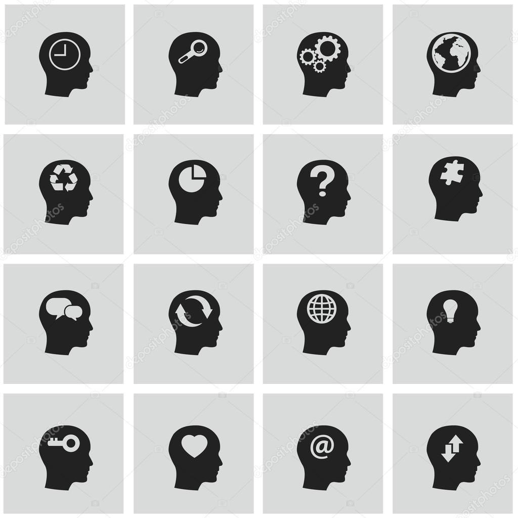 Thinking Heads Icons
