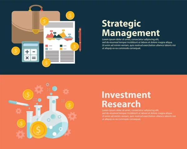 Geschäftserfolg Strategie infografisches Konzept — Stockvektor