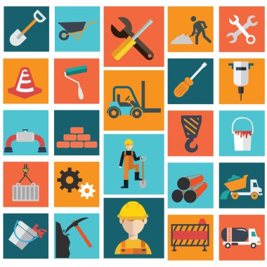İnşaat Icon set