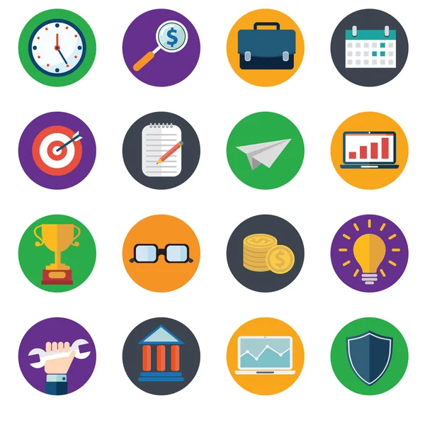 Business, office, marketing   icons. — Stock Vector