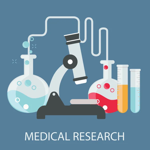 Health care and medical research — Stock Vector