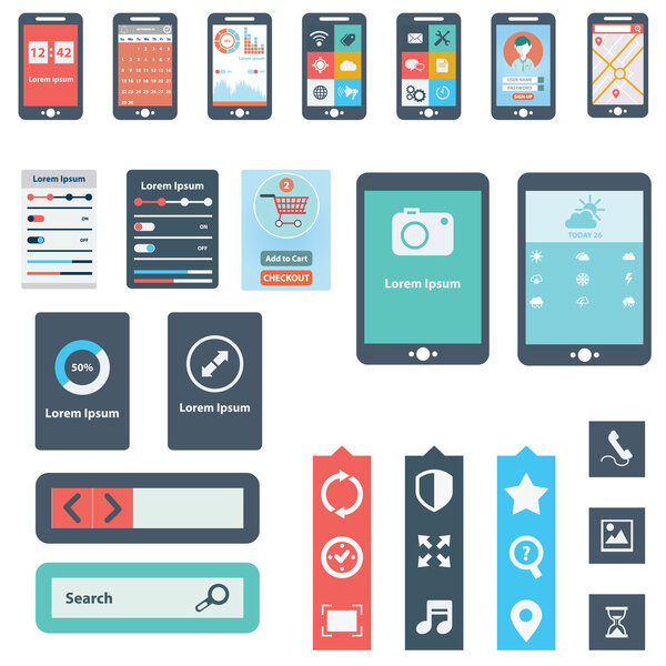 UI - это набор компонентов, включающих:
