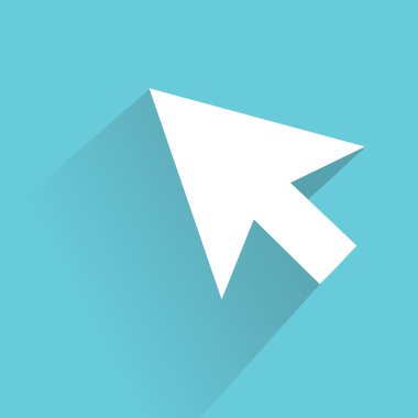 imleç simgesi düz stil