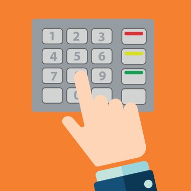 ATM epp klavye tuşuna basın