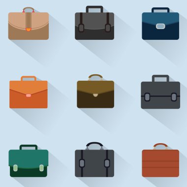 Evrak Çantası'nı Icons set