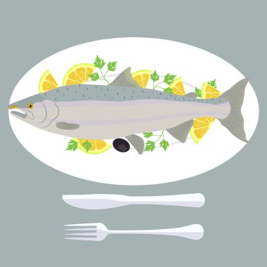 limon ile hazırlanan ızgara balık