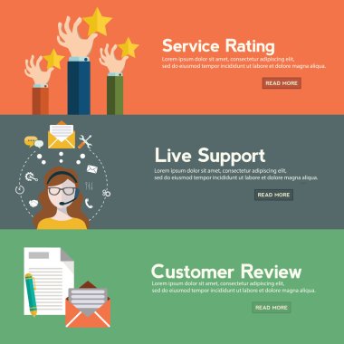 Business customer care service concept