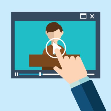 düz stil kavramında Webinar