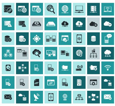 Sosyal ağ Icons set