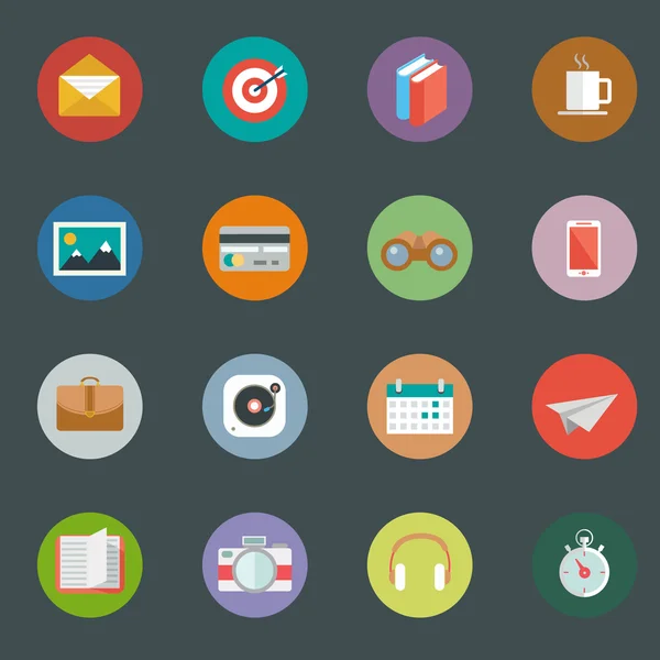 Conjunto de iconos de dispositivos digitales — Vector de stock