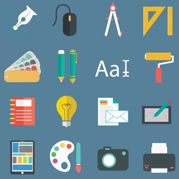 Icons for graphic and web desig — Διανυσματικό Αρχείο