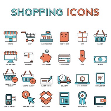 Pazar mağaza ürünler unsurları