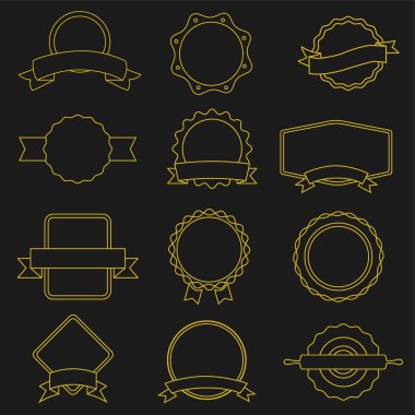 Premium Kalite anahat altın etiketleri