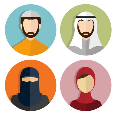 Muslim  avatar People Icons