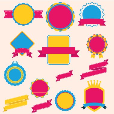 Web çıkartmalar, afiş ve etiketleri