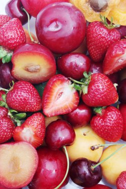 organik ve taze yaz meyve