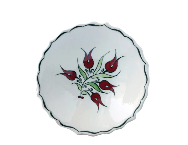 Handmade decorative plate gift — Stock Photo, Image