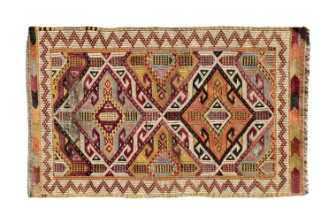 Dekoratif el yapımı Türk halıları