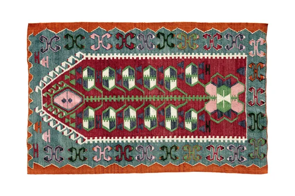 El yapımı dekoratif yün kilim — Stok fotoğraf