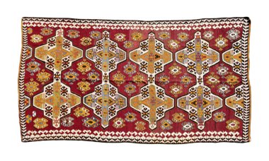 el yapımı, yün, antika kilim 