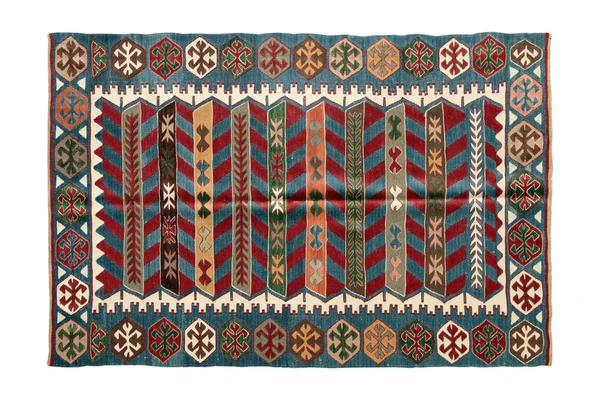 Handgemacht, Wolle, antike Teppiche — Stockfoto
