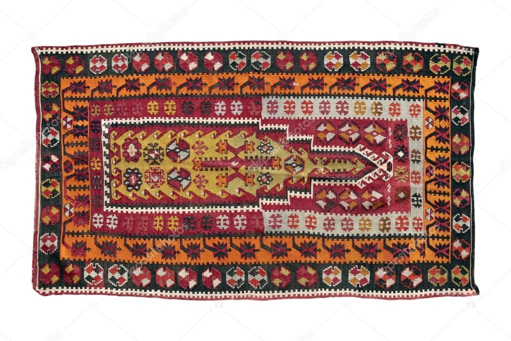 decorative antique hand-woven rugs 