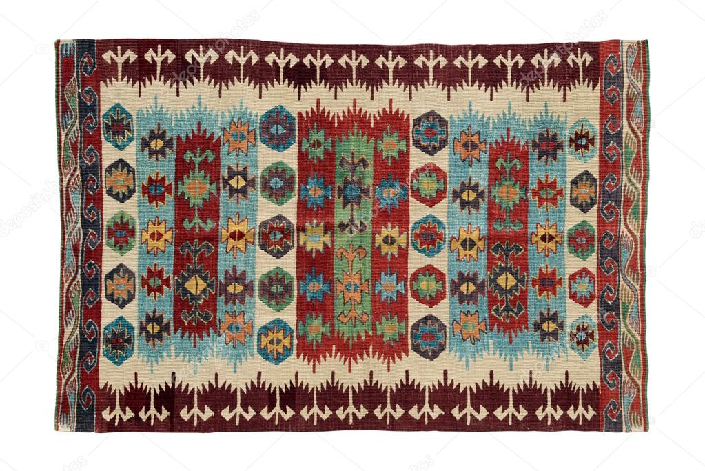 decorative antique hand-woven rugs 