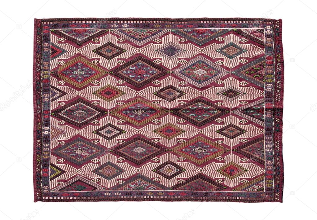 decorative antique hand-woven rugs 