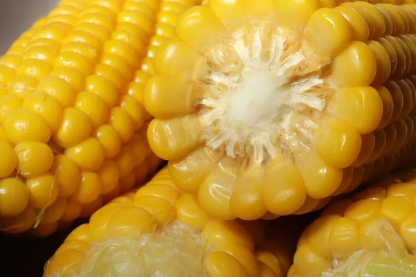 Gekookte Maïs Gezonde Veganistische Snack — Stockfoto