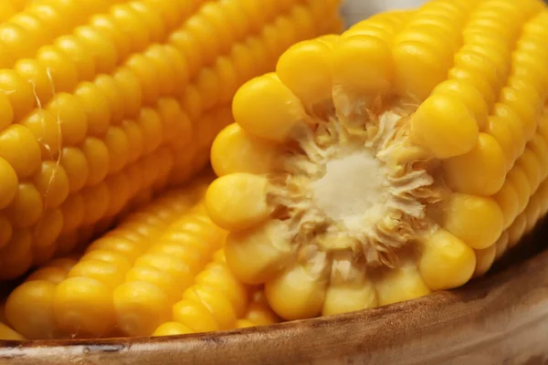 Варена Кукурудза Здорові Веганські Закуски — стокове фото