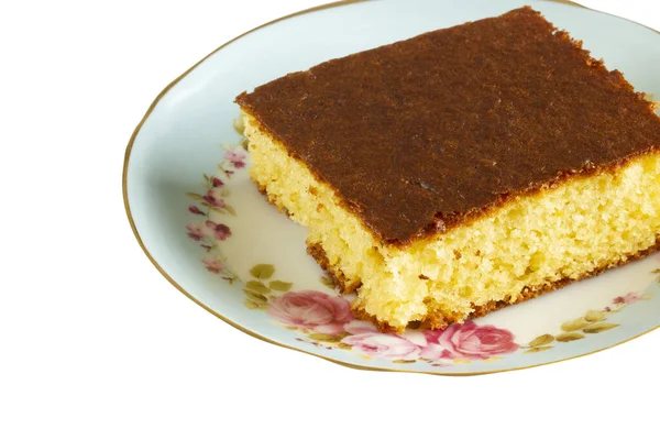 Hemlagad Traditionell Turkisk Dessert Revani — Stockfoto