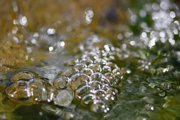Bubliny Vodě Vodní Pozadí — Stock fotografie