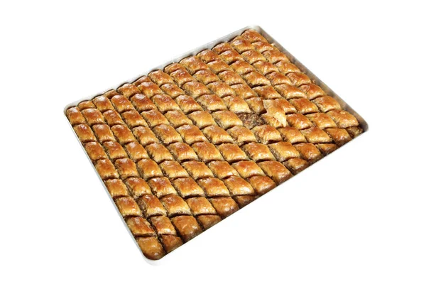 Baklava Turque Traditionnelle Sur Plateau Dessert Turc — Photo