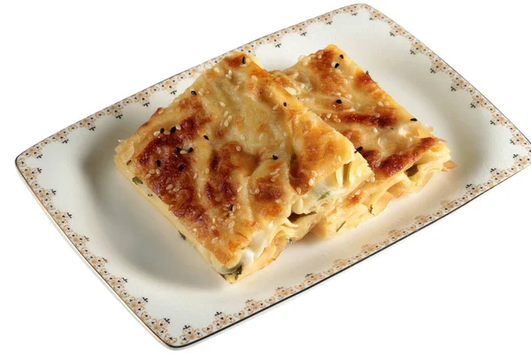 Cheese Spinach Pie Boregi — Stock Photo, Image