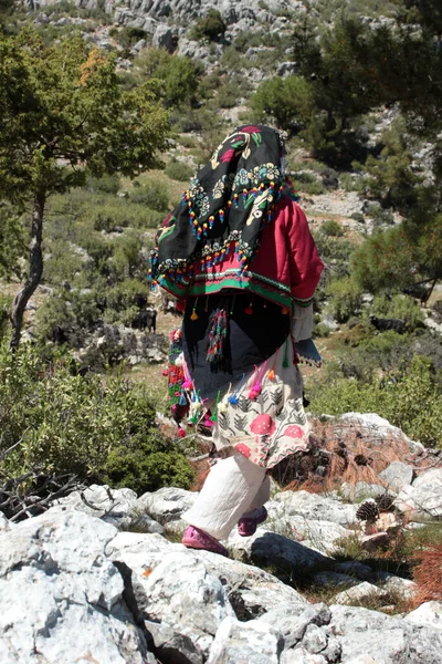 Mujer Anatolia Vestido Tradicional — Foto de Stock