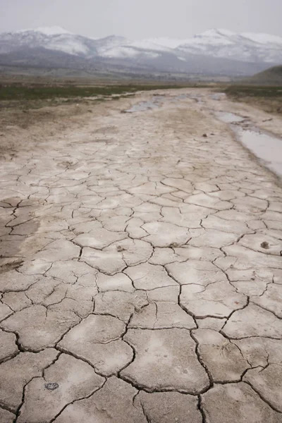 Climate change drought land. Global warming.