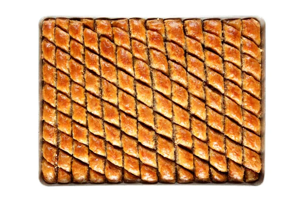 Baklava Turque Traditionnelle Sur Plateau Dessert Turc — Photo