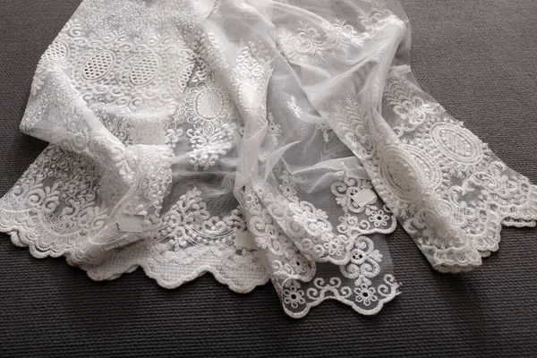 Elegant Tule Gordijn Huisdecoratie — Stockfoto