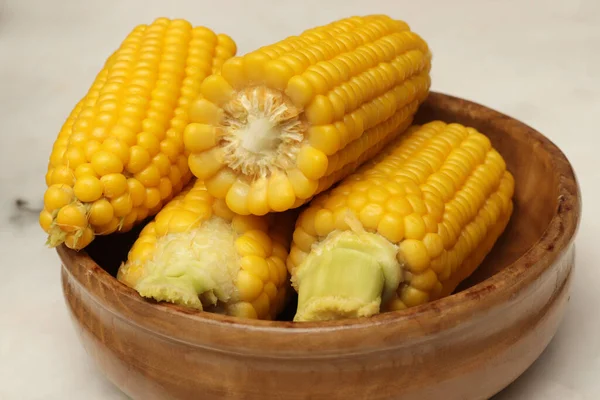 Варена Кукурудза Здорові Веганські Закуски — стокове фото